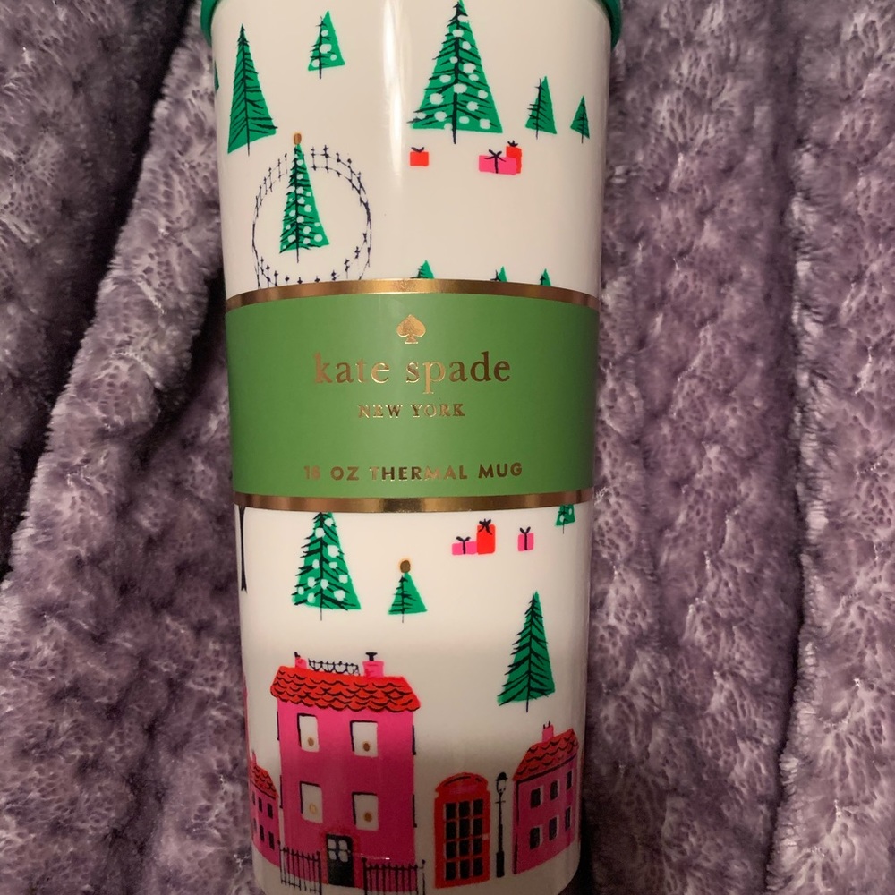 KATE SPADE 16oz thermal mug